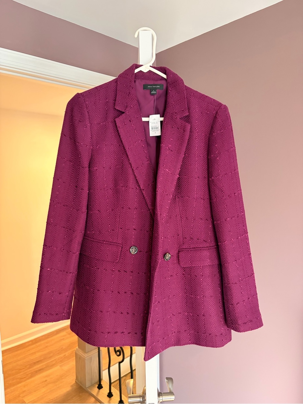 NWT Ann Taylor Women's Tweed Blazer